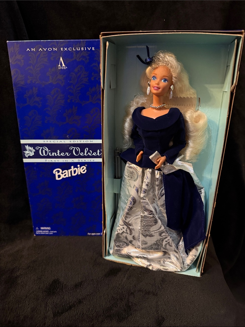 Barbie Avon Exclusive 1995
First in a Series: Winter Velvet Special Edition NIB